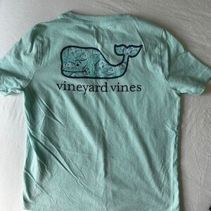 BOYS - Vineyard Vines Marlin Toss Whale Blue Mist Short Sleeve Tee